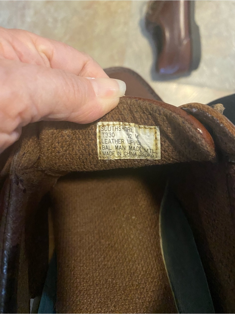 Bass Men’s Brown Leather Boat Shoes - Picture 5 of 6